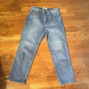 EUC A&F Ankle Straight Ultra High Rise 29